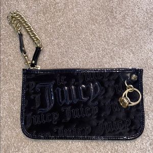 Juicy Couture velvet wristlet